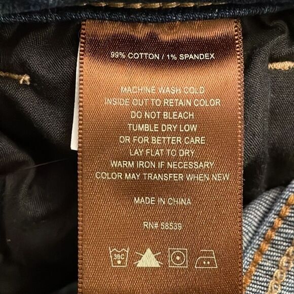 Kut From The Kloth Straight Denim Blue Jeans Womens Size 6 - Picture 3 of 12